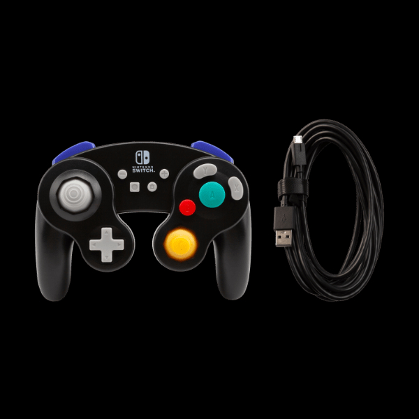 4 authentic Gamecube Controllers - Black (NEW) - Bundle - Nintendo