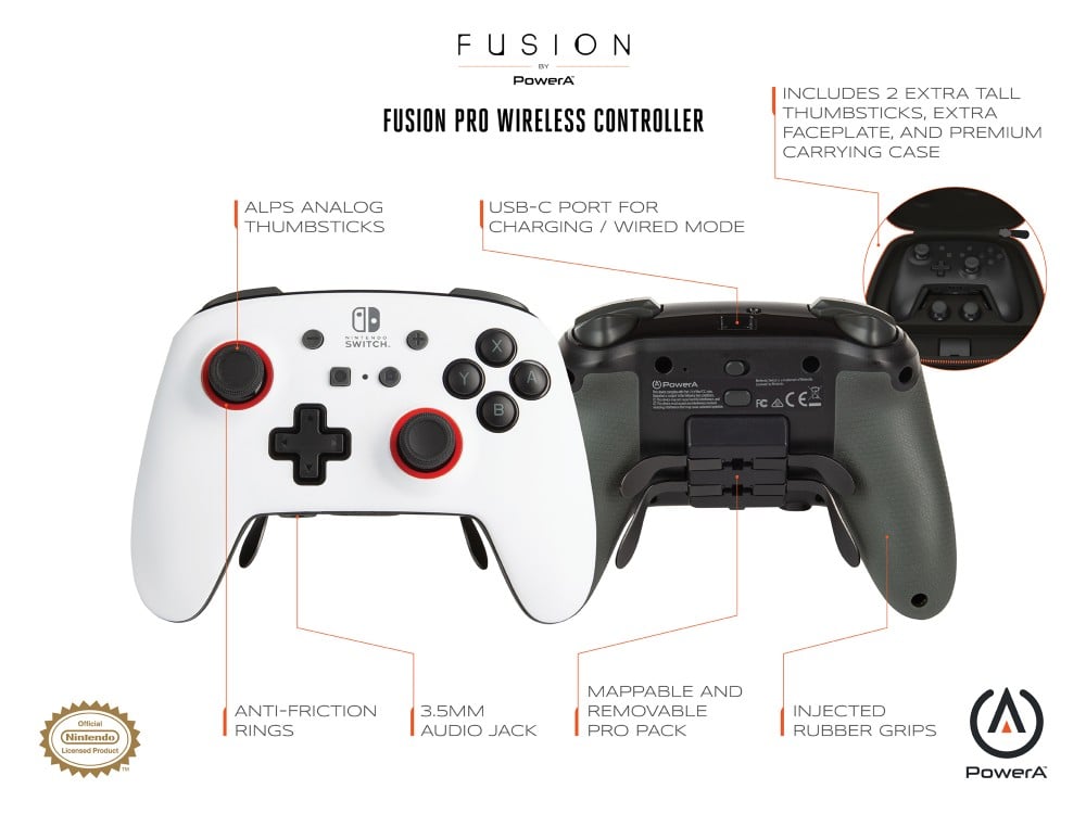 Fusion Pro Wireless Controller for outlets Nintendo Switch