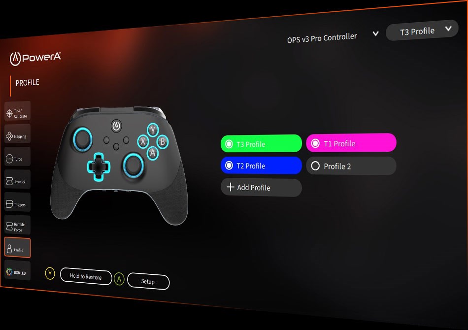 App screen showing Firmware Update in progress